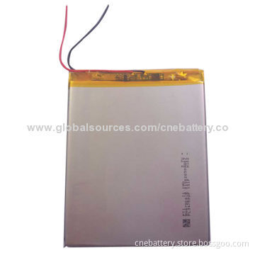 Rechargeable Lithium Polymer Batteries with 2500mAh, PL606070, 6.0*60*70mmNew